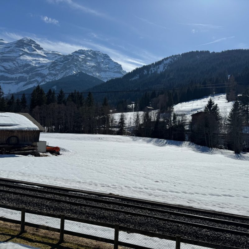 CONDOMINIUM PPE TORRENTNEAR THE COOP AND THE MEDICAL OFFICE WITH A PARKING SPACE WITH A VIEW OF THE DIABLERETS MASSIF