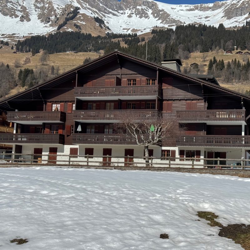 CONDOMINIUM PPE TORRENTNEAR THE COOP AND THE MEDICAL OFFICE WITH A PARKING SPACE WITH A VIEW OF THE DIABLERETS MASSIF