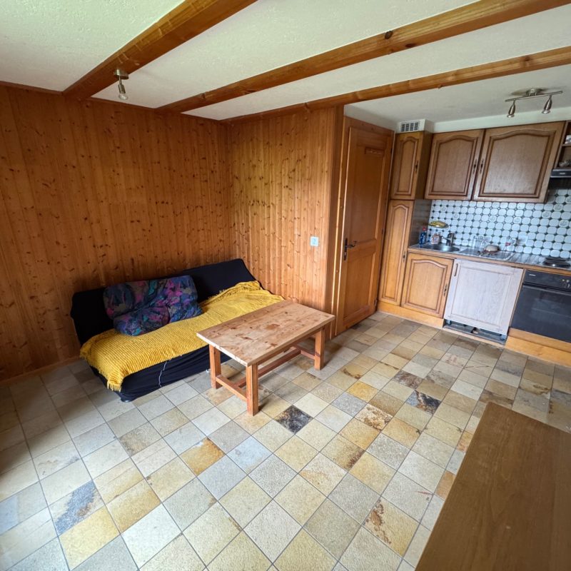 PPE LE ROCHER E JOLI PETIT APPARTEMENT TRES TRANQUILLE ET PRES DU VILLAGE  AVEC UNE PLACE DE PARC