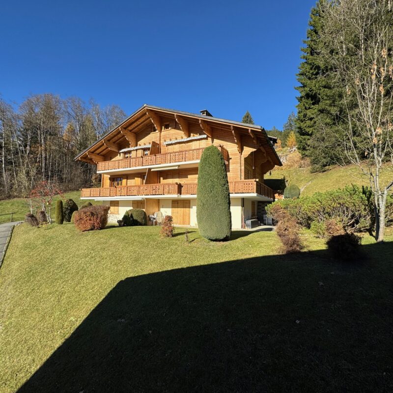 PPE PRE-RIAUX C VUE MAGNIFIQUE SUR LE MASSIF DES DIABLERETS AVEC UN GARAGE JOLI APPARTEMENT MEUBLE