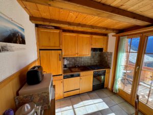 PPE LE ROCHER C VUE MAGNIFIQUE SUR LE MASSIF DES DIABLERETS AVEC UN GARAGE JOLI APPARTEMENT MEUBLE